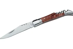 Couteau pliant Laguiole Herbertz 231112 manche bois de cognassier 12cm + tire-bouchon