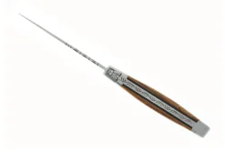 Couteau pliant Laguiole LE FIDELE acier Sandvik manche bois de pistachier 12cm