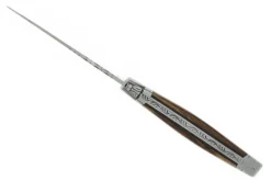 Couteau pliant Laguiole LE FIDELE acier Sandvik manche bois de serpent 12cm
