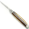 Couteau pliant Laguiole Village manche en pistachier 12cm avec mitre