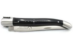 Couteau pliant Laguiole Village manche en corne 12cm avec mitre