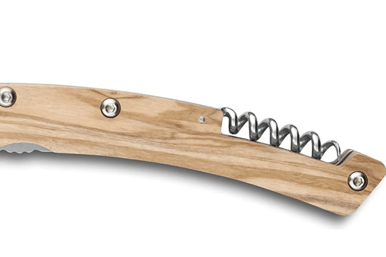 Couteau pliant lame noire dentée Le Thiers Liner Lock Claude Dozorme olivier 12,5cm