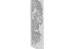 Couteau pliant Le Fidèle 20/20 en ébène 10,8cm lame décor lion