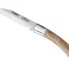 Couteau pliant L'Elsass acier inox Z100 manche bois de genévrier 11cm