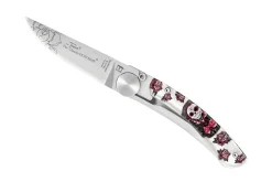 Couteau pliant Le Thiers Liner Lock Claude Dozorme décor cavalera 10,5cm