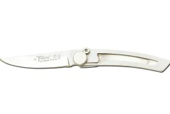 Couteau pliant Le Thiers Liner Lock Claude Dozorme tout inox 10,5cm