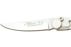Couteau pliant Le Thiers Liner Lock Claude Dozorme tout inox 10,5cm