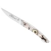 Couteau pliant Le Thiers Verrou Claude Dozorme manche bois de cerf 12cm