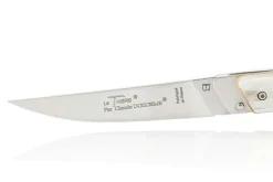 Couteau pliant Le Thiers Verrou Claude Dozorme manche corne claire 12cm