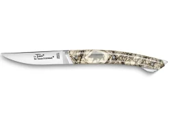 Couteau pliant Le Thiers Verrou Claude Dozorme manche soies de sanglier 12cm