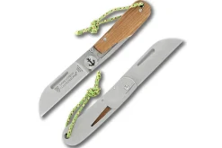 Couteau pliant Liner London Claude Dozorme manche teck 11cm