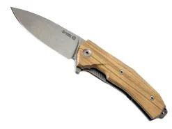 Couteau pliant LionSteel KUR manche G10 ou olivier 12cm