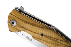 Couteau pliant LionSteel KUR manche G10 ou olivier 12cm