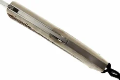 Couteau pliant LionSteel Opera manche 10cm lacet + étui