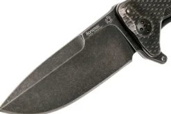 Couteau pliant LionSteel SR11 manche titanium 12cm pic brise-vitre + étui cuir