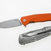 Couteau pliant LionSteel Tre manche G10 / titanium 10cm