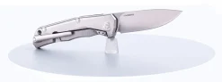 Couteau pliant LionSteel Tre manche G10 / titanium 10cm