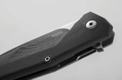 Couteau pliant LionSteel Tre manche G10 / titanium 10cm