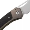 Couteau pliant LionSteel Twain TW-BRCF manche 10,5cm en titanium bronze et fibres de carbone