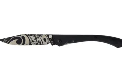 Couteau pliant Lug Bad boy LUC63LTB2LC manche en G10 et acier noir 12cm