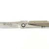 Couteau pliant LUG Higo LUSP3SHBD manche en acier et G10 désert et noir 11cm