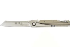 Couteau pliant LUG Higo LUSP3SHBD manche en acier et G10 désert et noir 11cm