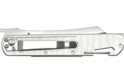 Couteau pliant LUG Higo LUSP3SHBD manche en acier et G10 désert et noir 11cm