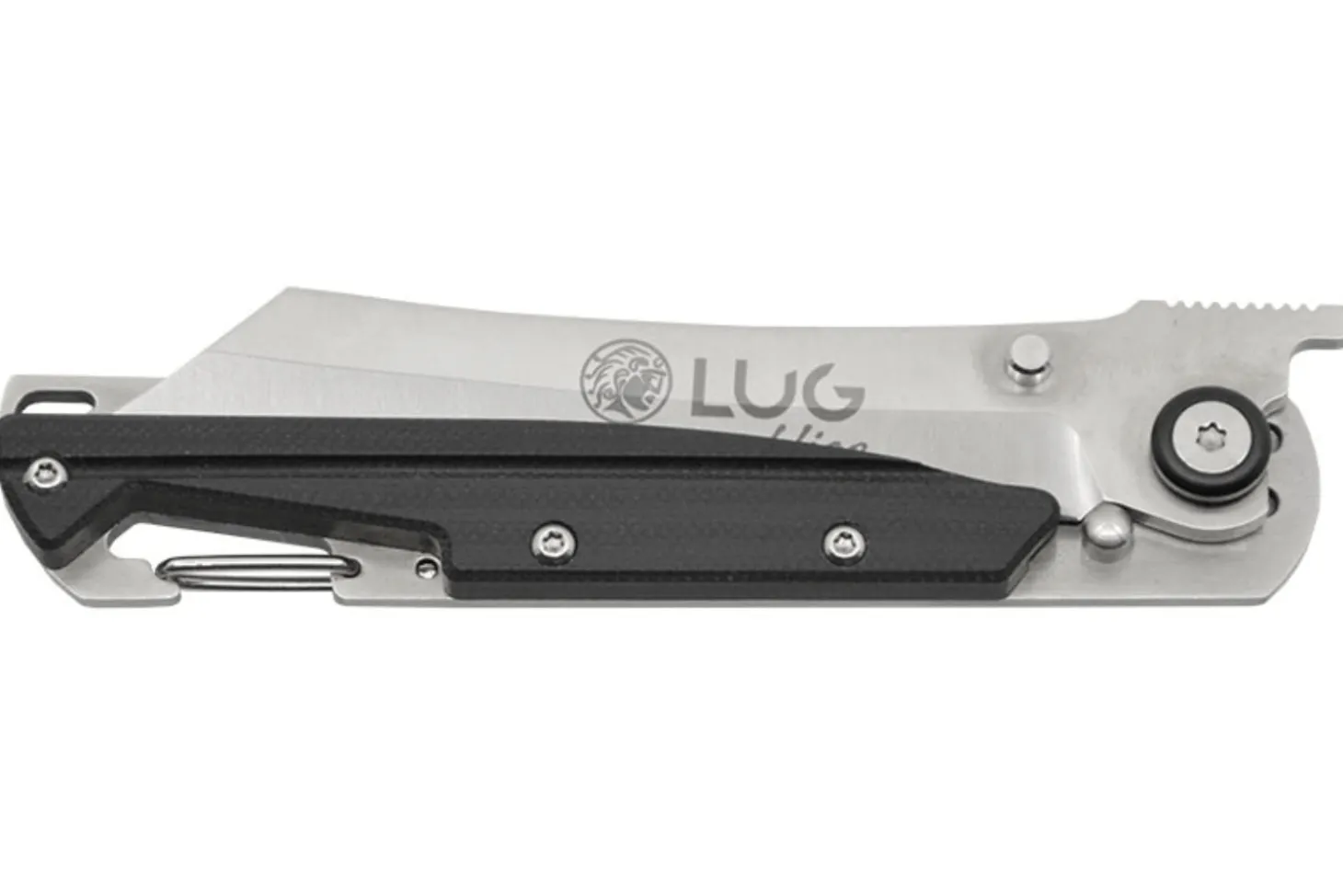 Couteau pliant LUG Higo LUSP3SHB manche en acier et G10 noir 11cm
