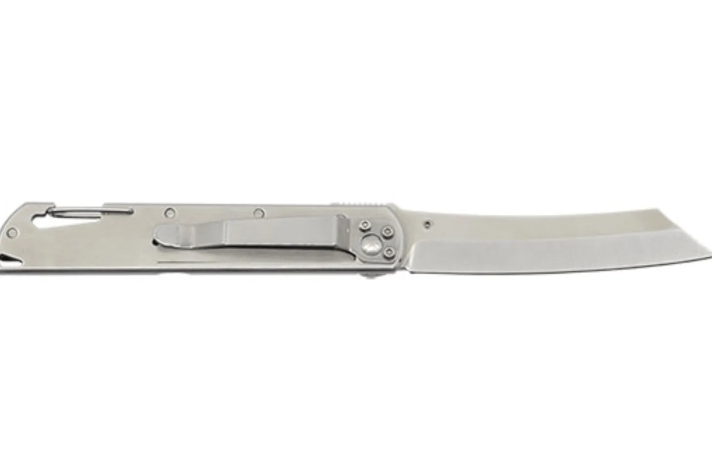Couteau pliant LUG Higo LUSP3SHB manche en acier et G10 noir 11cm