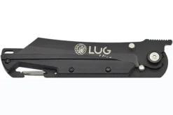 Couteau pliant LUG Higo Titanium LUSP3THB manche en acier et G10 noir 11cm
