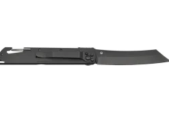 Couteau pliant LUG Higo Titanium LUSP3THRG manche en acier et G10 gris et rouge 11cm