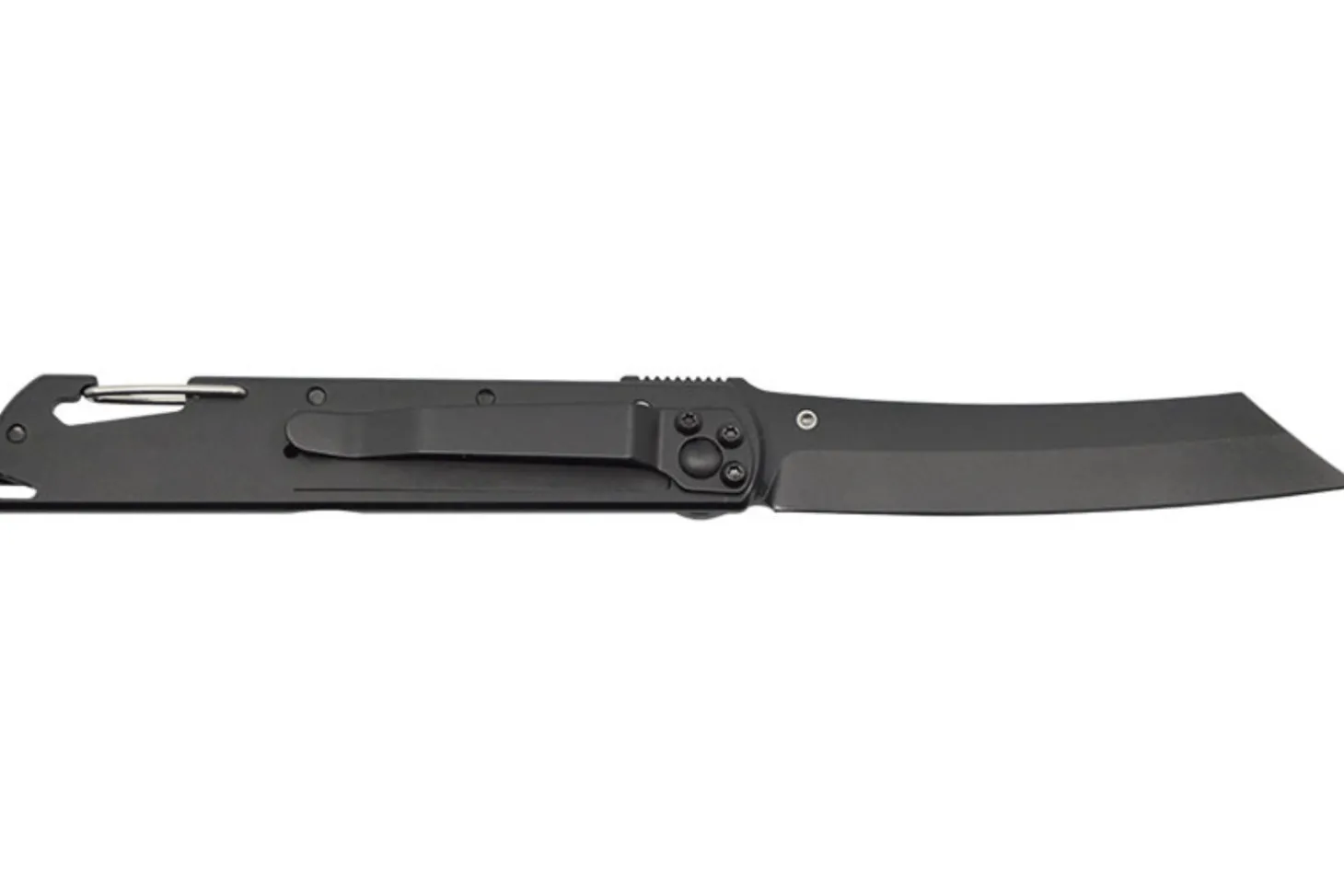Couteau pliant LUG Higo Titanium LUSP3THRG manche en acier et G10 gris et rouge 11cm