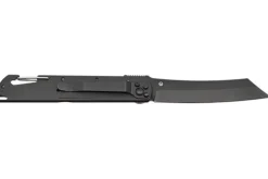 Couteau pliant LUG Higo Titanium LUSP3THBD manche en acier et G10 désert et noir 11cm