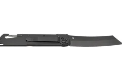 Couteau pliant LUG Higo Titanium LUSP3THRB manche en acier et G10 noir et rouge 11cm