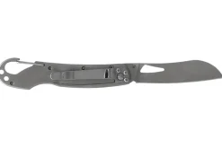 Couteau pliant LUG SP2SBB noir et bleu manche en G10 et acier 11,6cm avec mousqueton