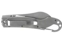 Couteau pliant LUG SP2SBB noir et bleu manche en G10 et acier 11,6cm avec mousqueton