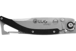 Couteau pliant Lug SP1SB noir manche en G10 et acier 11cm avec clip