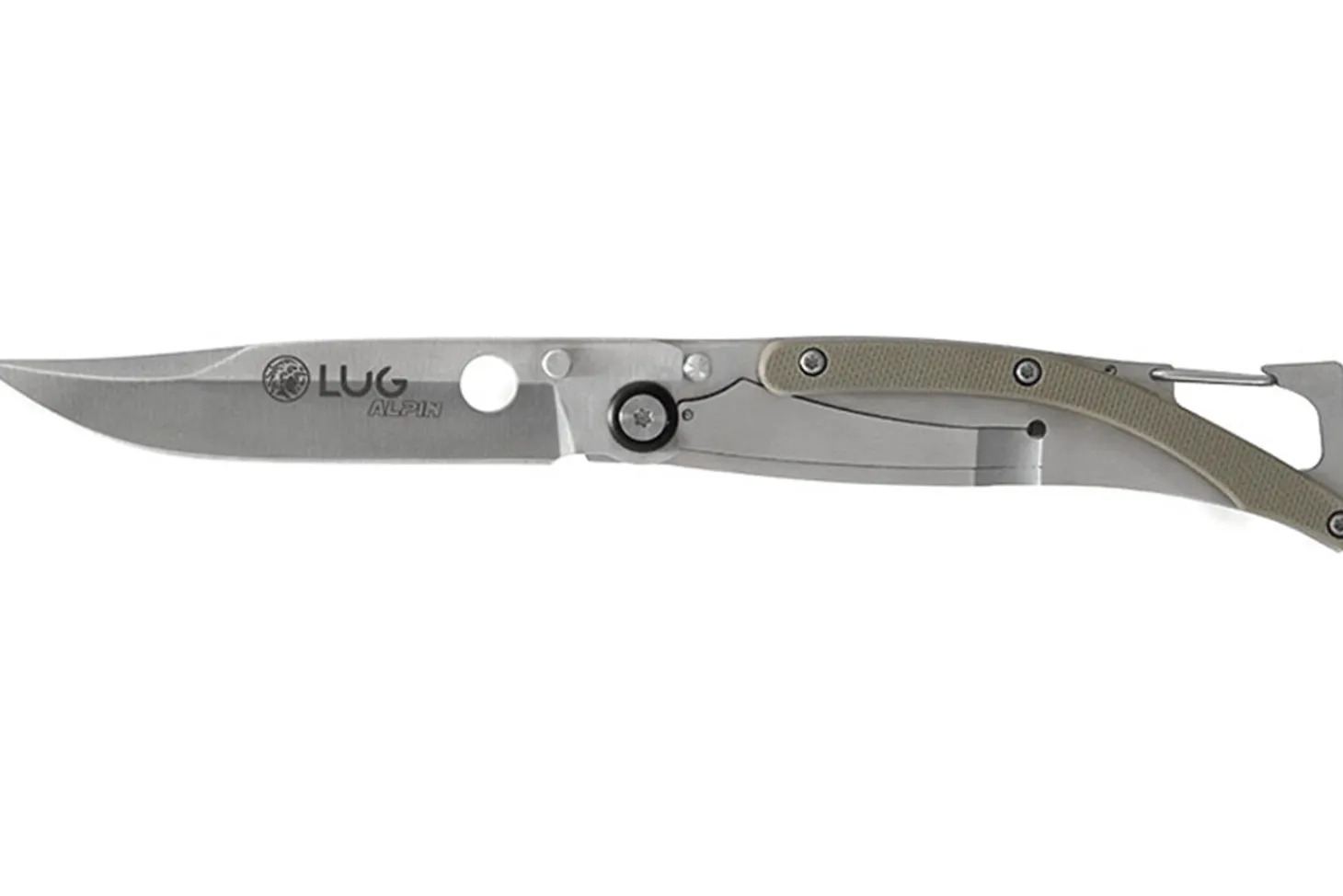 Couteau pliant Lug SP1SD Désert manche en G10 11cm avec clip