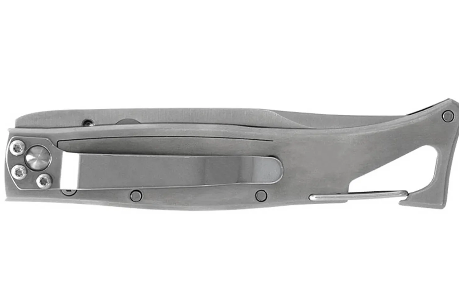 Couteau pliant LUG SP1SOB noir et orange manche en G10 et acier 11cm avec clip