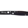Couteau pliant Lug SP1TOB noir mat et orange black titanium 11cm avec clip