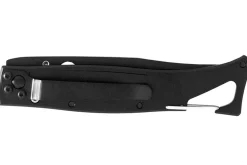 Couteau pliant Lug SP1TOB noir mat et orange black titanium 11cm avec clip