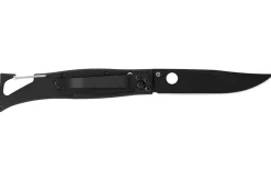 Couteau pliant Lug SP1TOB noir mat et orange black titanium 11cm avec clip