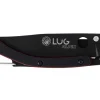 Couteau pliant Lug SP1TRB noir mat et rouge black titanium 11cm avec clip