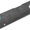 Couteau pliant Maserin DAGA 372.B manche en fibre de carbone et titanium bleu 9,5cm