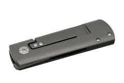 Couteau pliant Maserin DAGA 372.N manche en fibre de carbone et titanium marbrée noir 9,5cm
