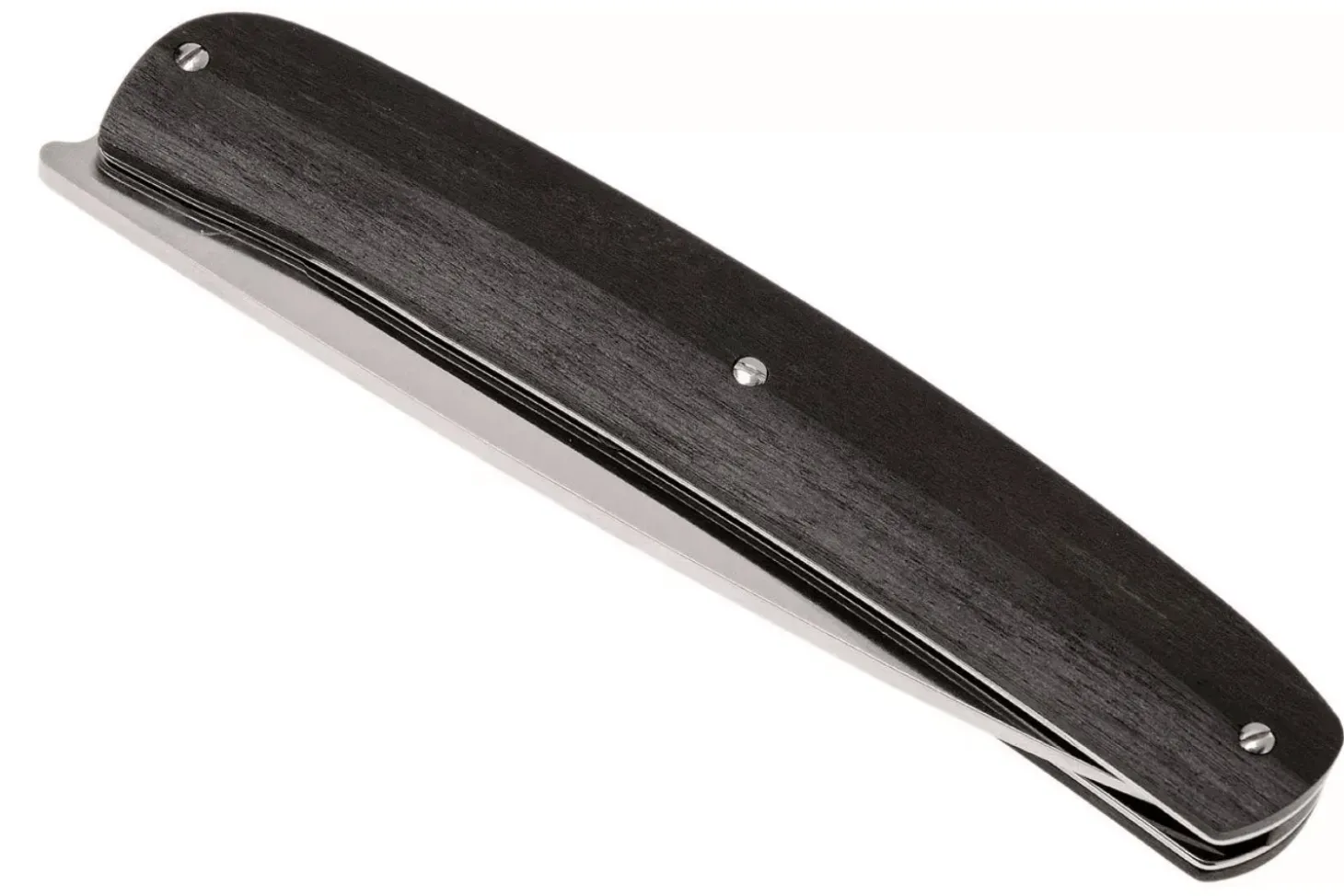 Couteau pliant Maserin Mini Gourmet 381.EB manche en bois d'ébène 10cm avec étui