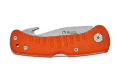 Couteau pliant Maserin Skinner 763 lame crochet guthook manche G10 orange 12,5cm