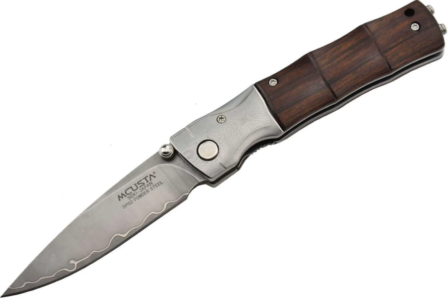 Couteau pliant MCUSTA Bamboo MC.145 manche bois de fer 10cm