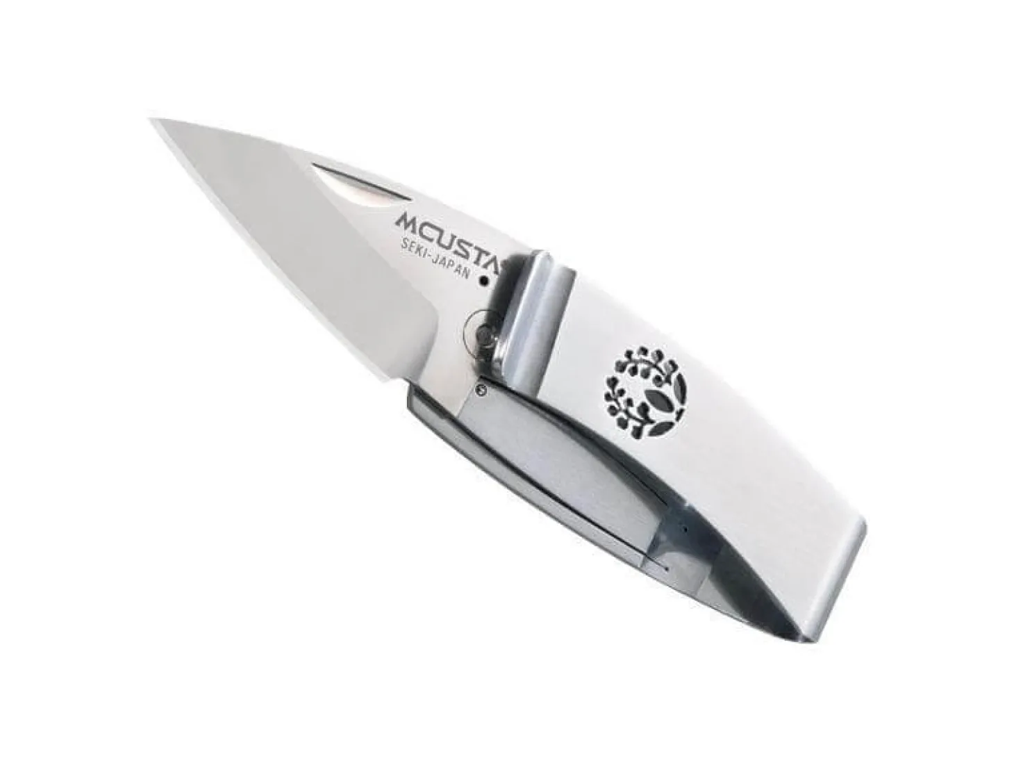 Couteau pliant MCUSTA Kamon MC-84 tout acier motif Fuji 7.5cm