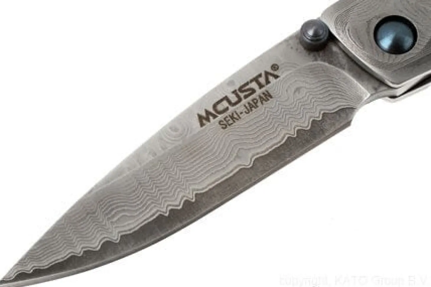 Couteau pliant MCUSTA Tsuchi MC-34D acier damas 66 couches 10cm + étui
